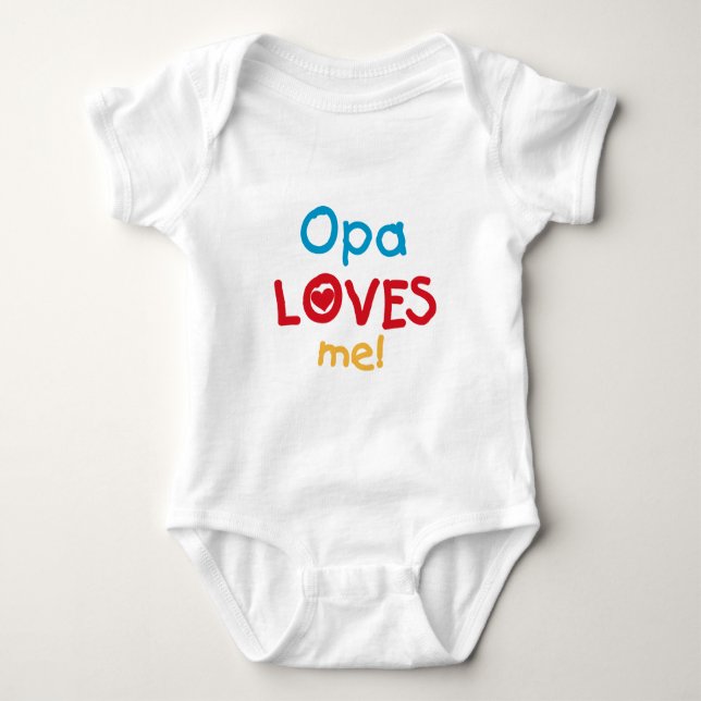 Opa aime mes t-shirts et cadeaux (Devant)
