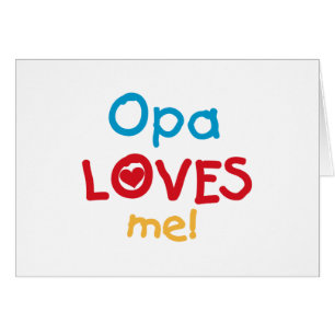 Opa aime mes t-shirts et cadeaux