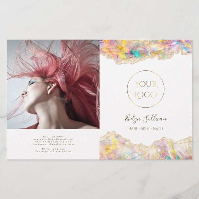 opal design bifold brochure (Devant)