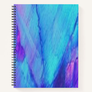 Opale rose et bleu - Carnet spiral