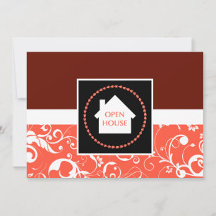 open house faire-part : damas professionnel