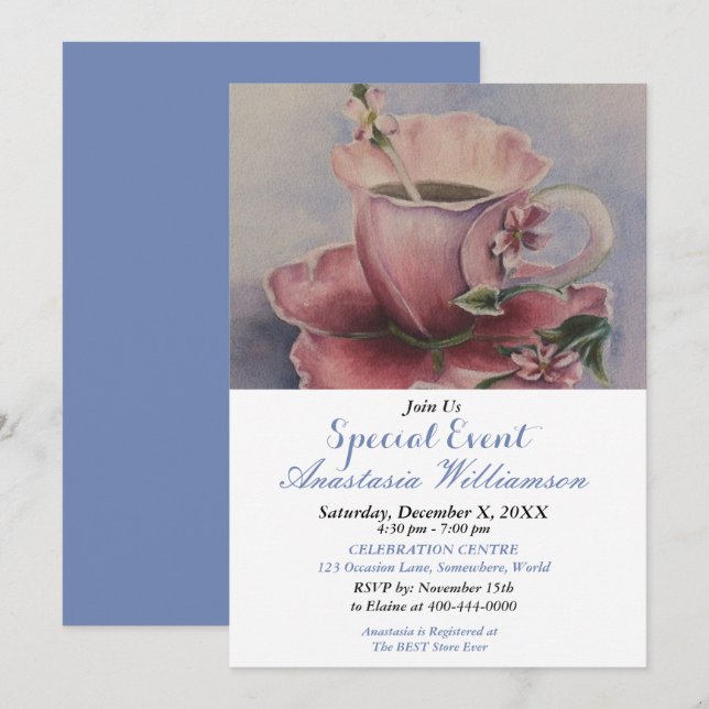 OPEN HOUSE PARTY INVITATION (Devant / Derrière)