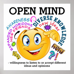OPEN MIND - Affiche de vocabulaire