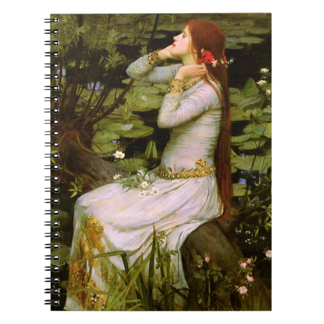 Ophelia Par John William Waterhouse Carnet (Devant)