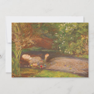 Ophelia par Millais, Beaux-Arts victoriens vintage