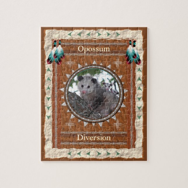 Opossum -Diversion- Puzzle avec boîte (Vertical)