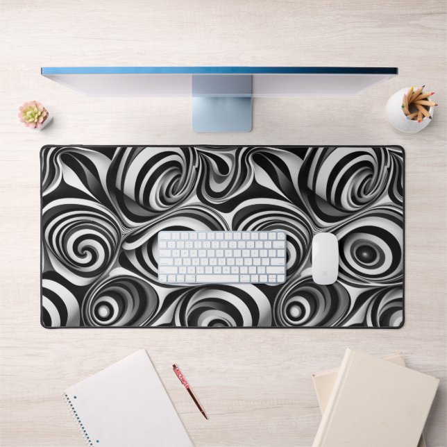 Optical Illusion Desk Mat (Bureau 1)