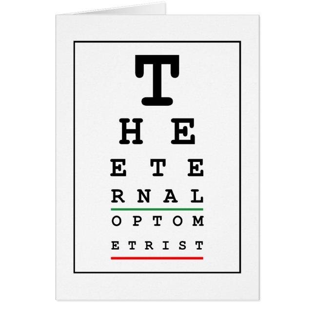 Opticien drôle (Devant)