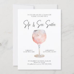 Option 1: Invitation Sip & See Soiree