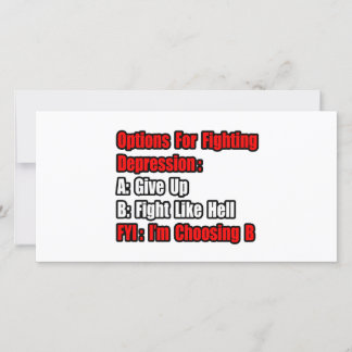 Options de lutte contre la dépression