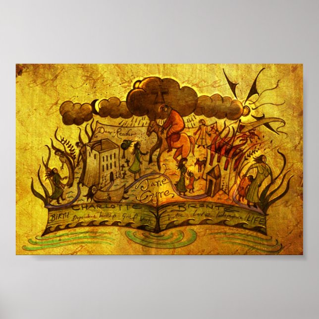 Options POSTER 'Jane Eyre Book' (Devant)