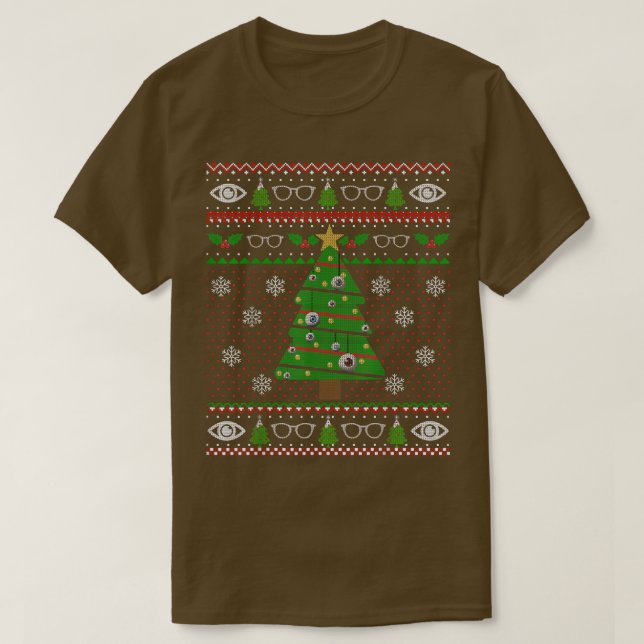 Optométrie Noël laide Sweat Oh Optometree  (Design devant)