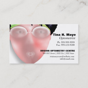 Optométriste Optométrie Carte de visite Eyecare