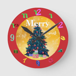Or avec horloge murale X-mas