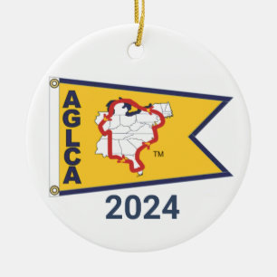 Or Burgee (2024) Ornement en céramique