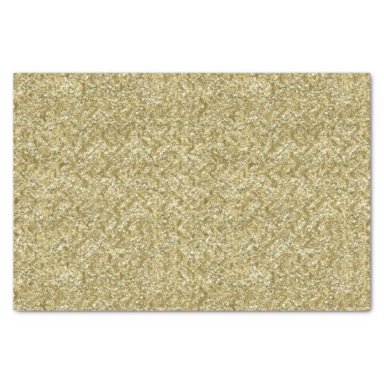 Or Chevron Papier Mousseline