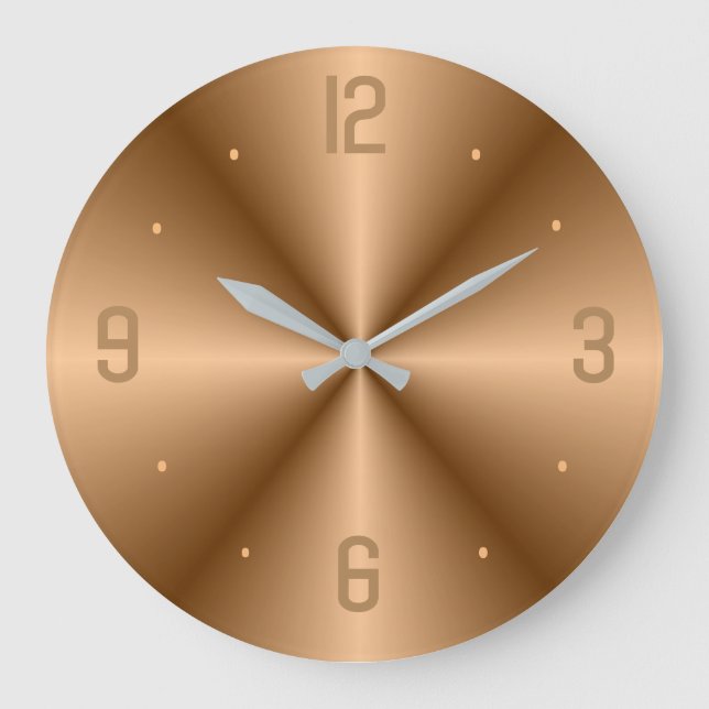 Or classique avec grand nombre> Horloges minimalis (Recto)