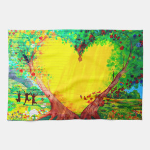 or coeur mural serviette