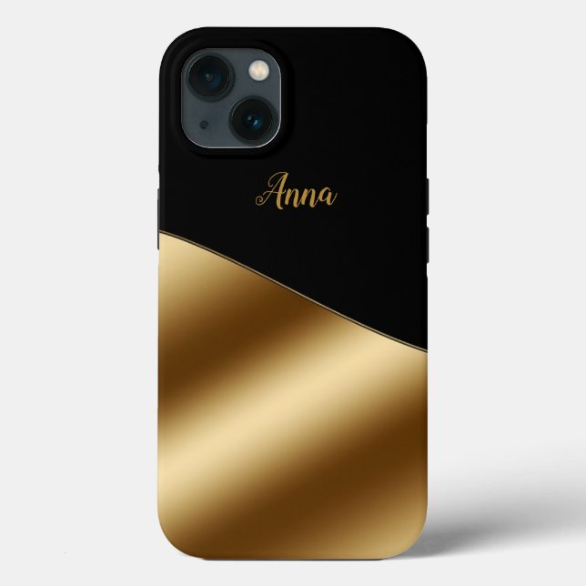 Or Cool Extraordinaire~coque iphone Coque noir (Verso)