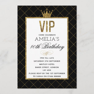 Invitations Faire Part Vip Zazzle