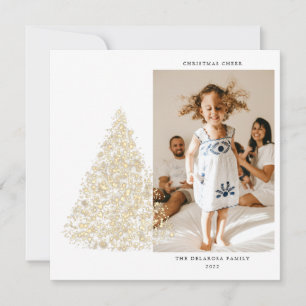 Or Deux Photo de Famille Noël  