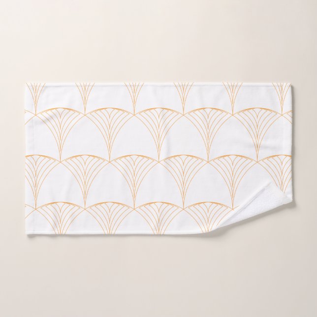 Or, élégant et luxueux motif traditionnel (Serviette à main)