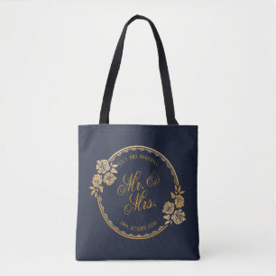 Or élégant personnalisé épousant le sac