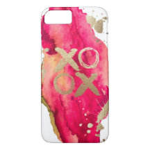 Or et coque iphone magenta de XOXO