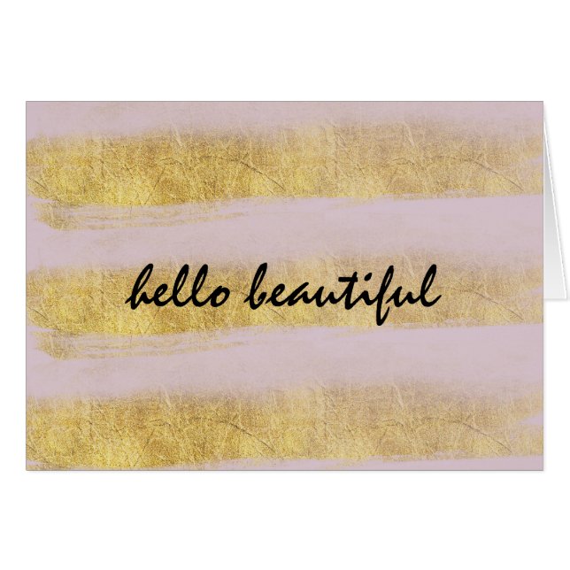 Or et rayures roses (Devant horizontal)