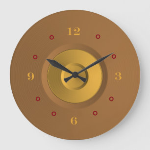 Or et tang simplants> Horloge murale