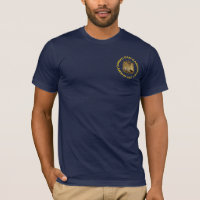 Or jaune de joint du T-shirt 2,0 de marine de GAM