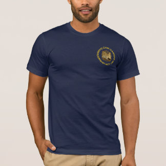 Or jaune de joint du T-shirt 2,0 de marine de GAM