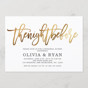 Or la nuit avant invitation