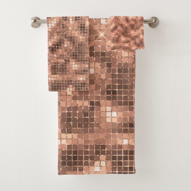 Or Luxueux Champagne Pailleté Féminin (En situation)