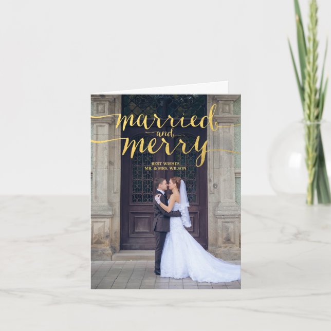 OR MERRY & MARIÉ | CARTE PHOTO DE VACANCES (Devant)