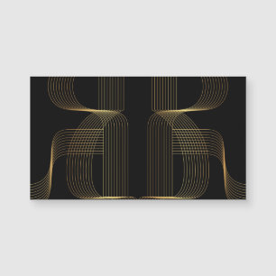 Or, noir, élégant, cool, art de ligne tendance u