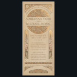 Or Nouveau Deco des invitations | de mariage<br><div class="desc">Épouser l'art déco vintage de Nouveau d'art d'or des invitations |,  avec de l'or de faux accentue au-dessus de l'arrière - plan de papier d'emballage.</div>