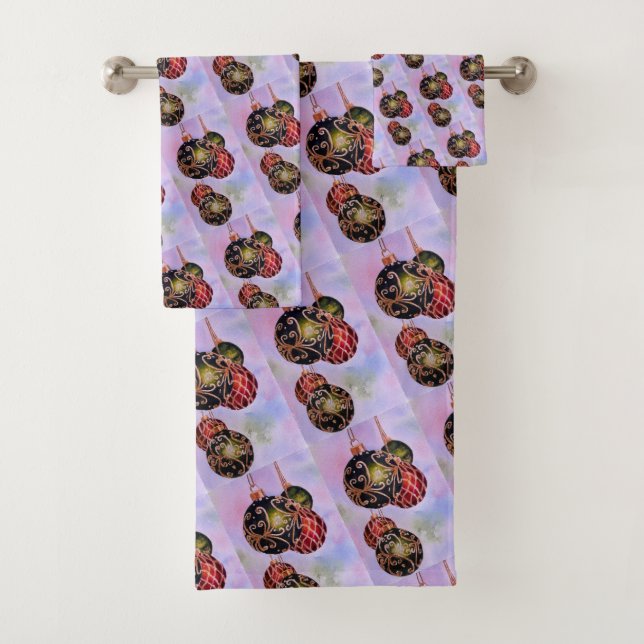 OR ORNATE NOËL ORNAMENTS (En situation)