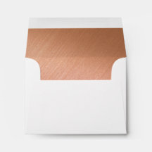 Or Rose sur enveloppe de Merci arrière texturé/RSV
