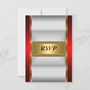 Or  rouge  Art déco RSVP