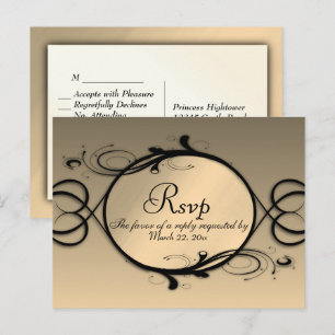 Or RSVP Conte de Fées avec Choix de Menu 