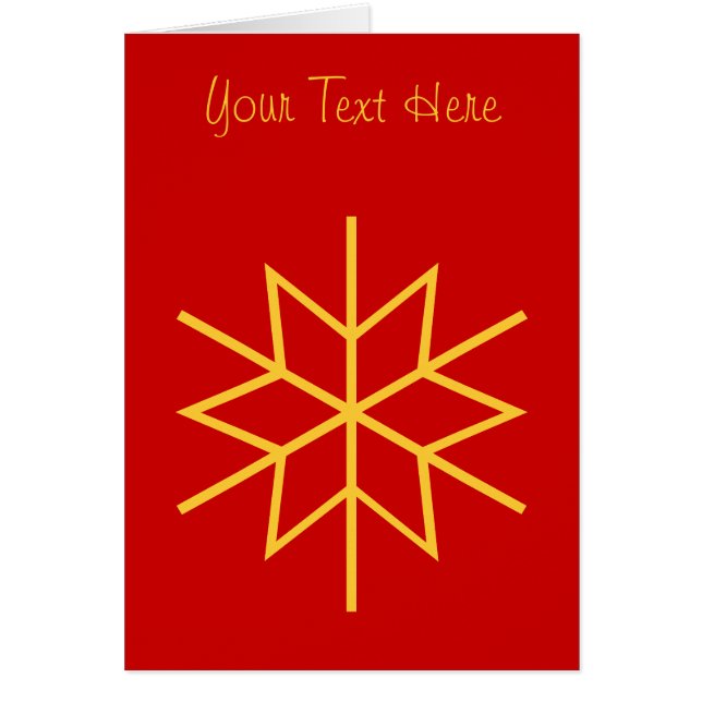 or star design graphique rouge noël (Devant)