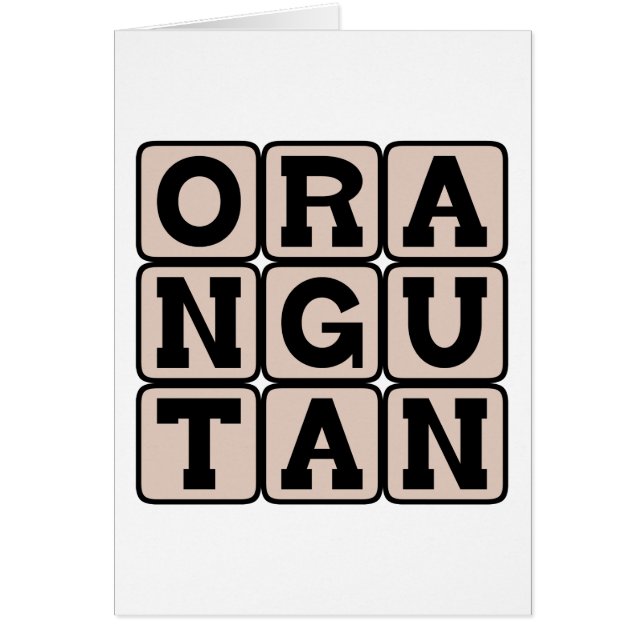 Orang-outan, grand singe d'Asie (Devant)