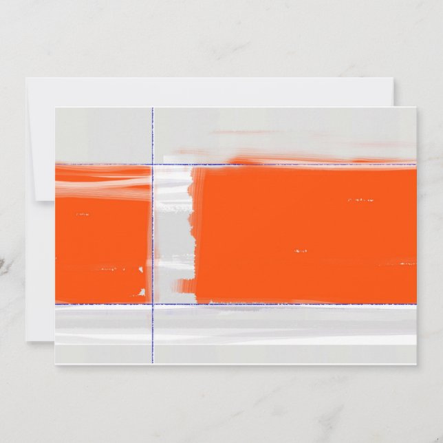 Orange Abstrait (Devant)