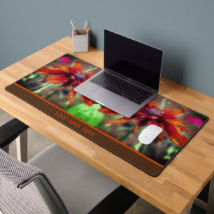 Orange Black Eyed Susan Flower Art personnalisé