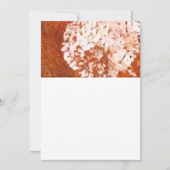 Orange blossom Flat Card (Devant)