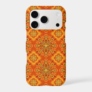 Orange Boho Abstrait Motif décoratif
