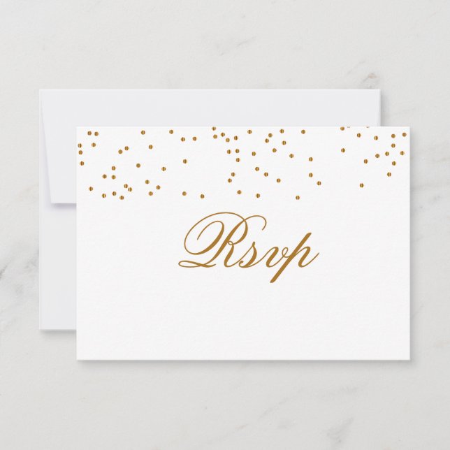 Orange Bouquet Flower - Mariage RSVP (Devant)