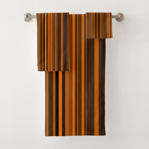 Orange Brown en bandes noires