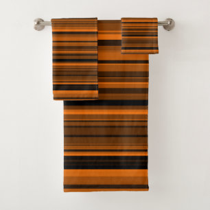 Orange Brown en bandes noires